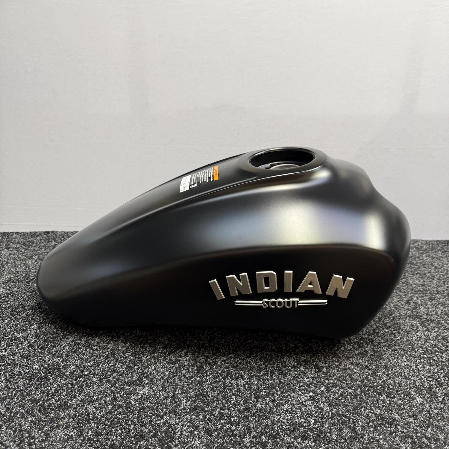 Indian Scout Bobber / Rogue Fuel Tank In Matt Black